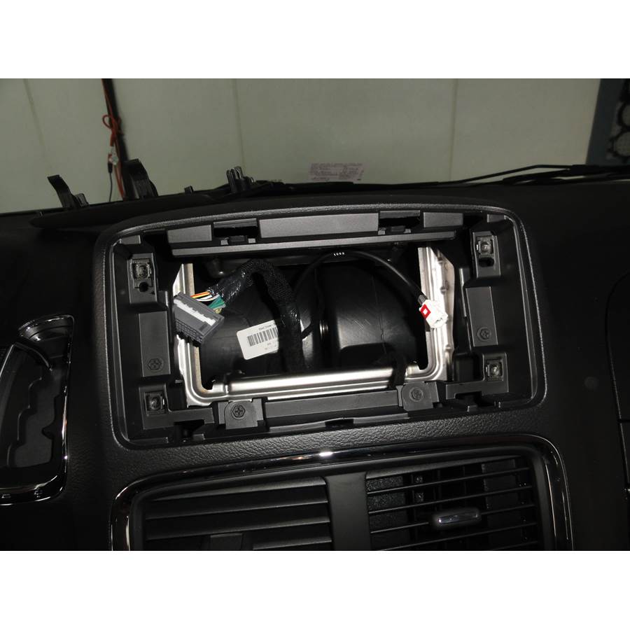 2017 Dodge Grand Caravan Factory radio removed
