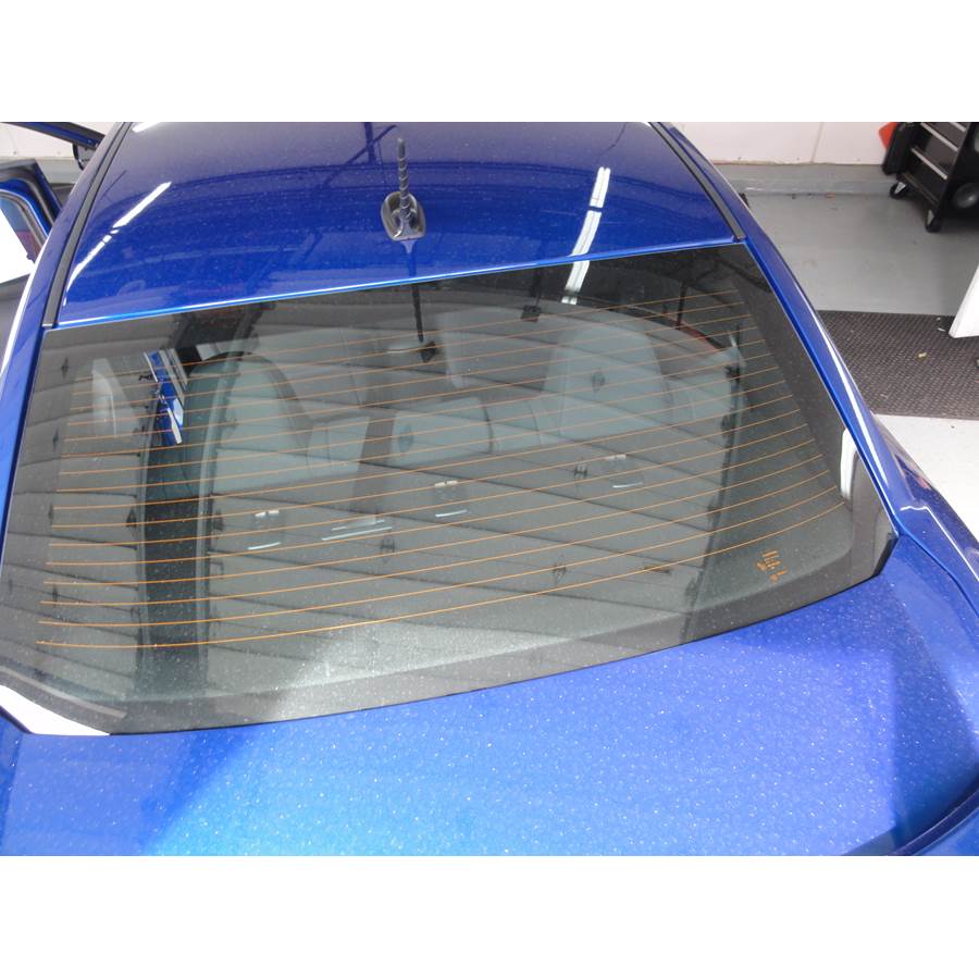 2014 Dodge Avenger Rear deck speaker location