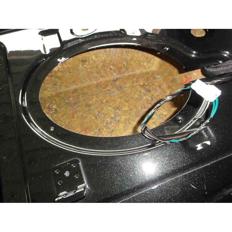 2014 Dodge Avenger Rear deck speaker removed