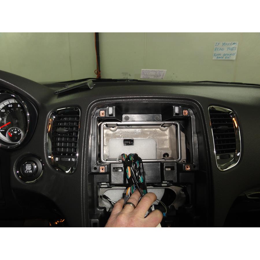 2013 Dodge Durango Factory radio removed