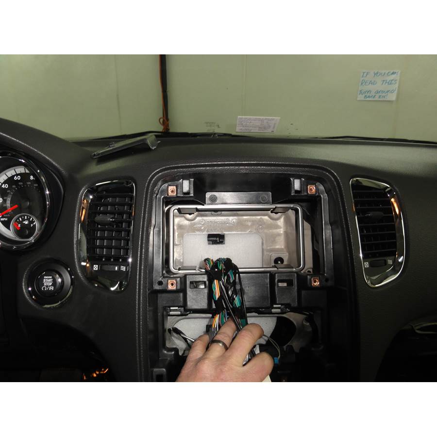 2015 Dodge Durango Factory radio removed