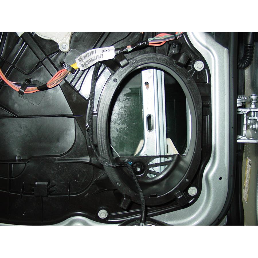 2010 Dodge Ram 1500 Rear door speaker removed