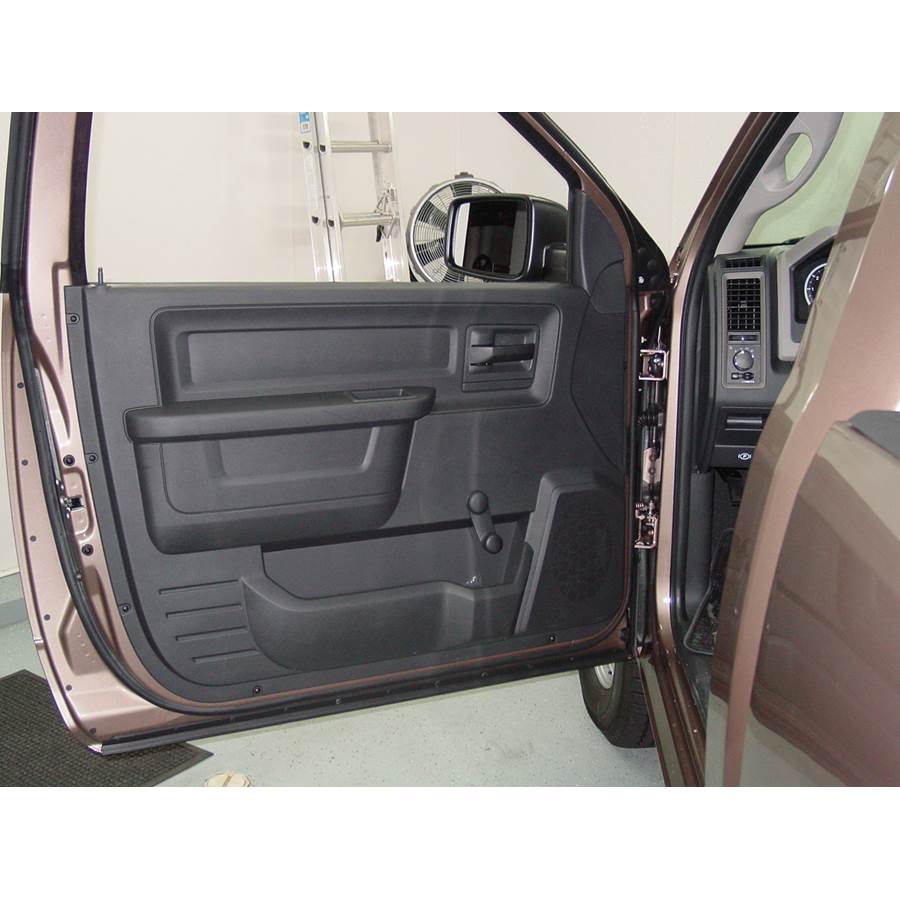 2010 Dodge Ram 2500 Front door speaker location