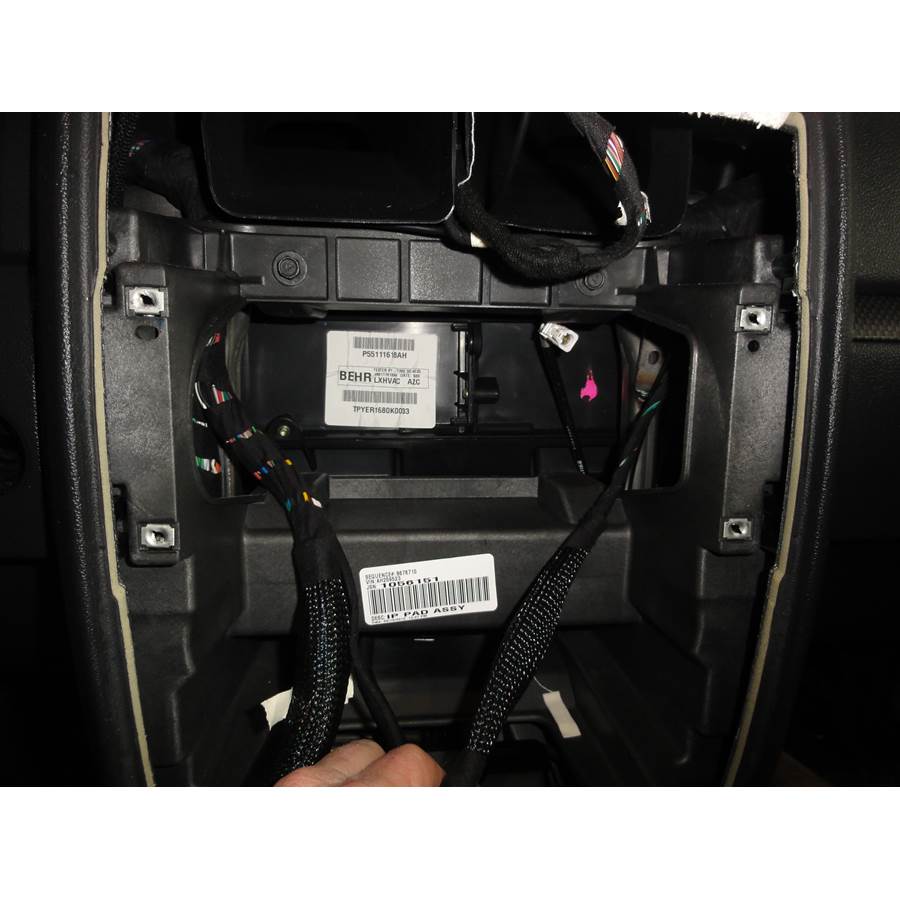 2010 Dodge Charger Factory radio removed