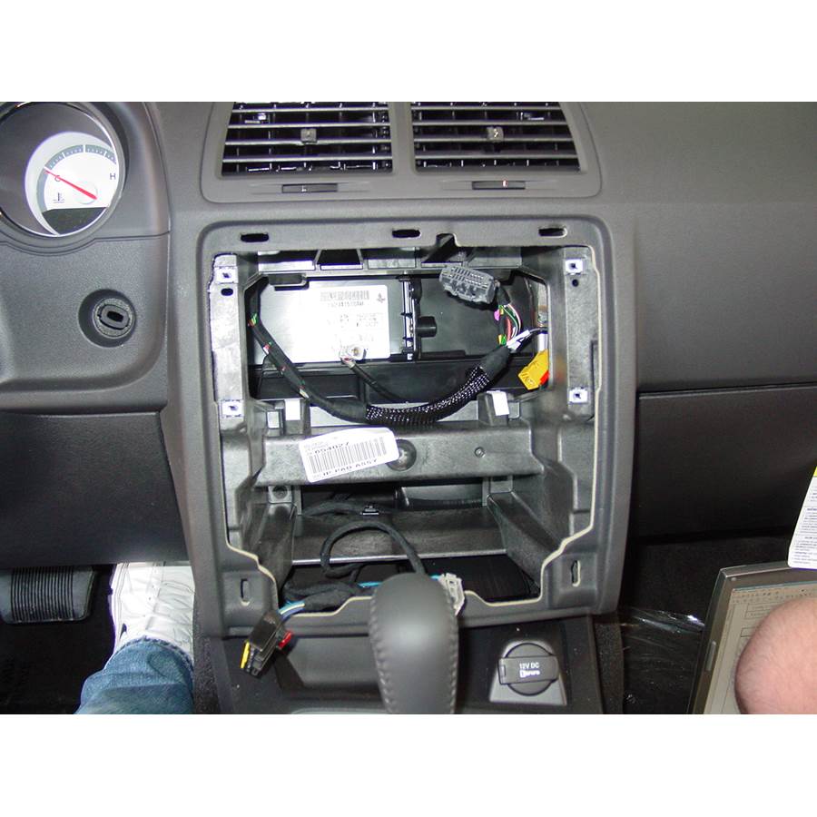 2013 Dodge Challenger Factory radio removed