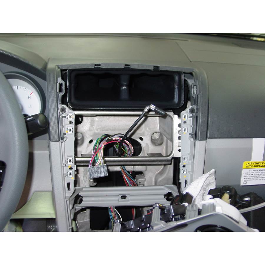 2007 Dodge Caliber Factory radio removed