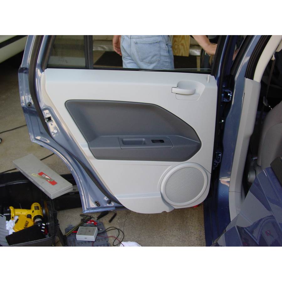 2009 Dodge Caliber Rear door speaker location