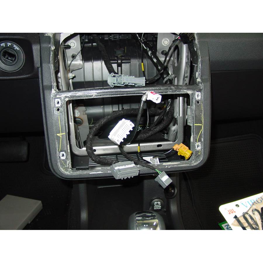 2010 Dodge Journey Factory radio removed