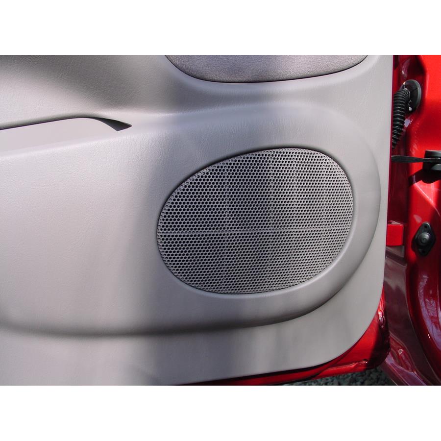 2002 Toyota Tacoma Rear door speaker location