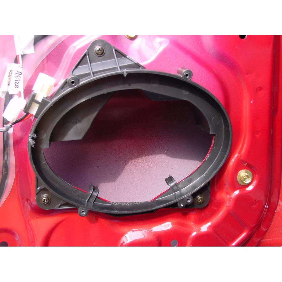 2002 Toyota Tacoma Rear door speaker removed