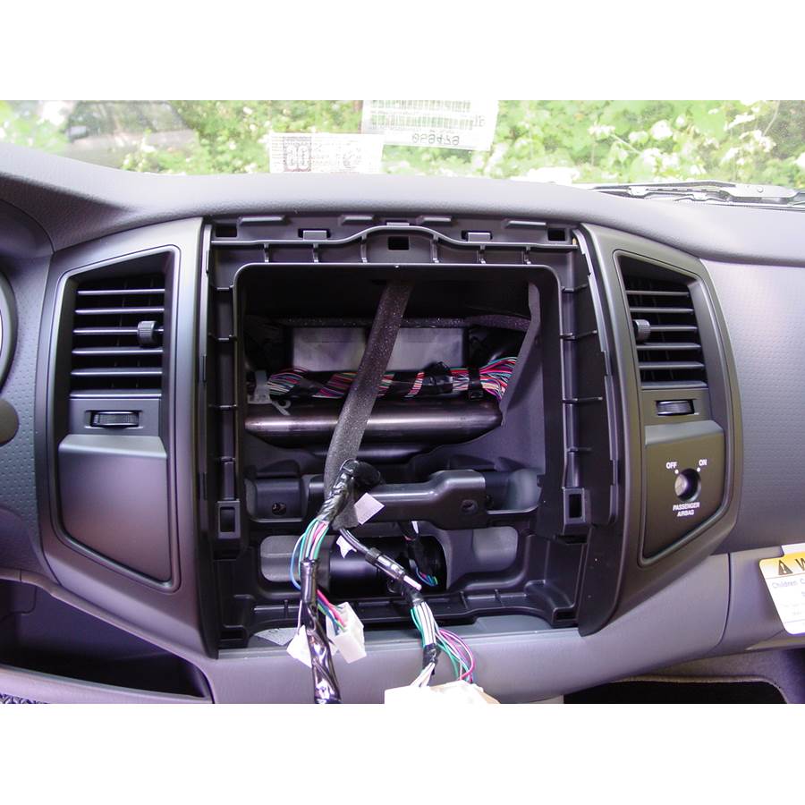 2008 Toyota Tacoma Factory radio removed