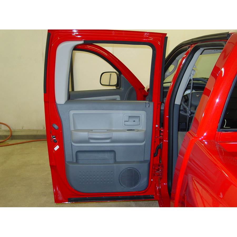 2011 Ram Dakota Rear door speaker location