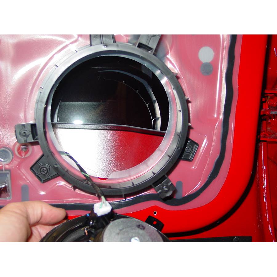 2011 Ram Dakota Rear door speaker removed