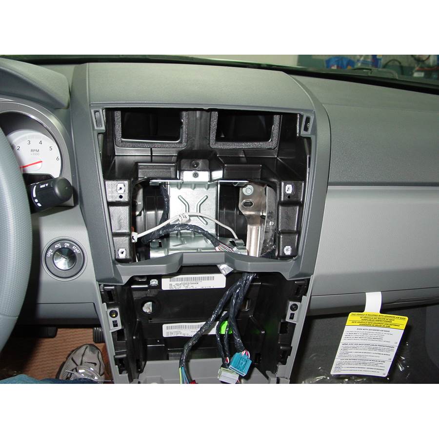 2009 Dodge Avenger Factory radio removed