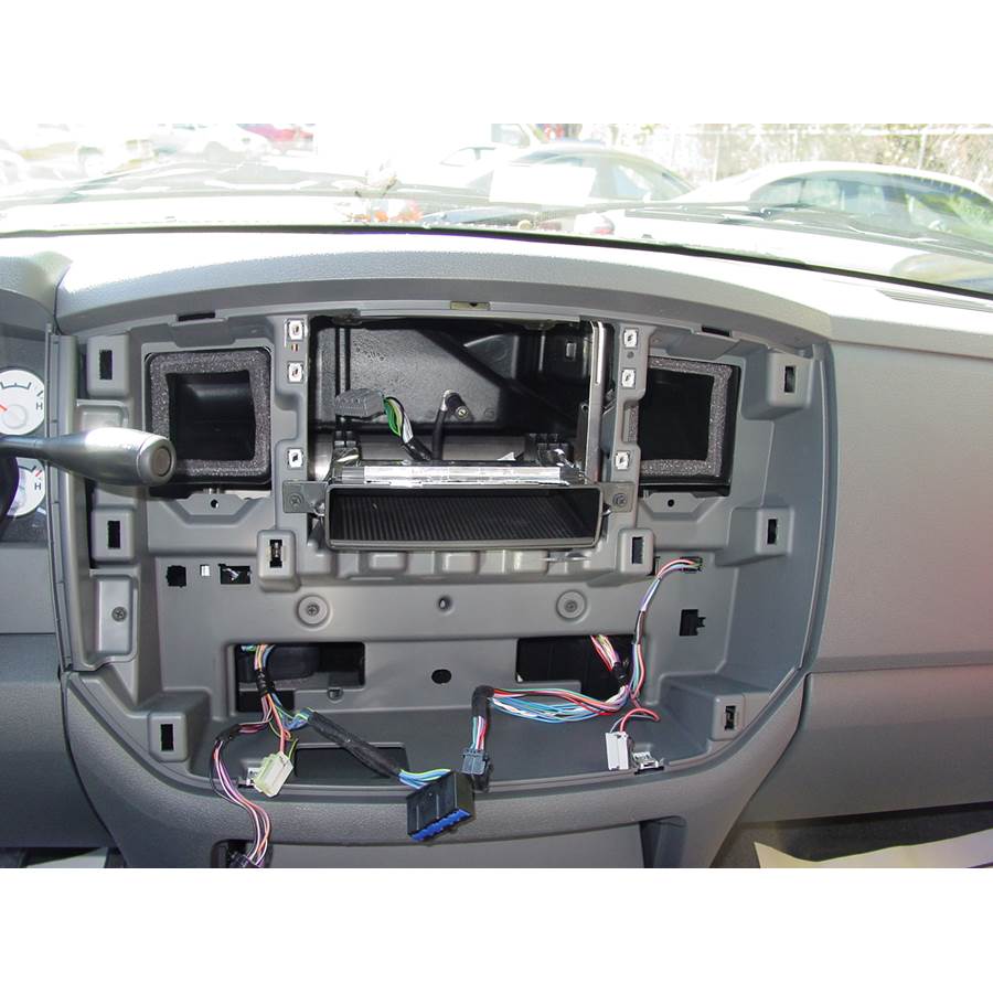 2006 Dodge Ram 1500 Factory radio removed