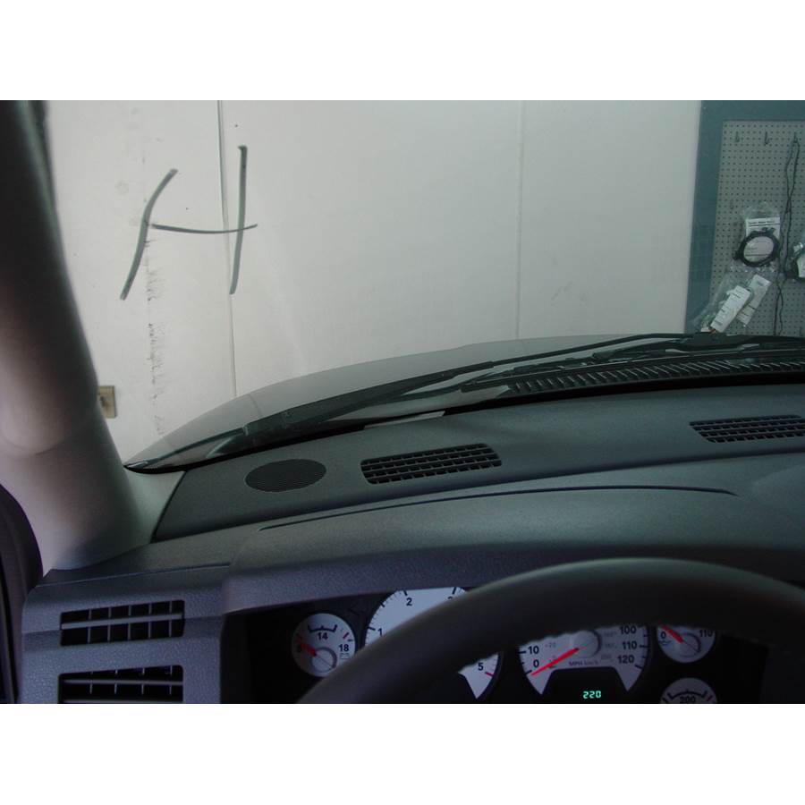 2007 Dodge Ram 2500 Dash speaker location