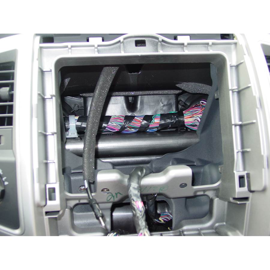 2009 Toyota Tacoma Factory radio removed