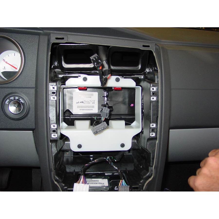 2007 Dodge Charger Factory radio removed