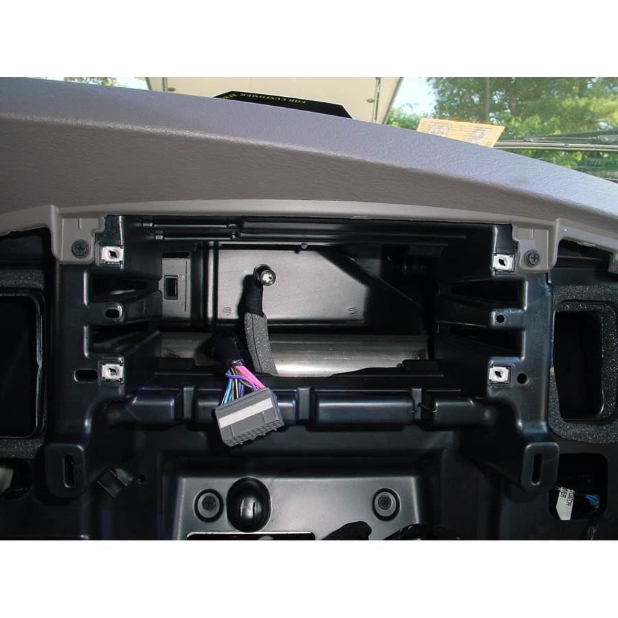 2005 Dodge Ram 2500 Factory radio removed