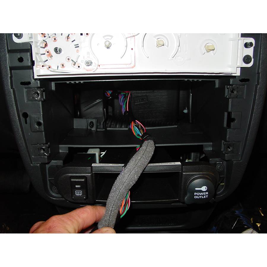 2004 Dodge Neon Factory radio removed