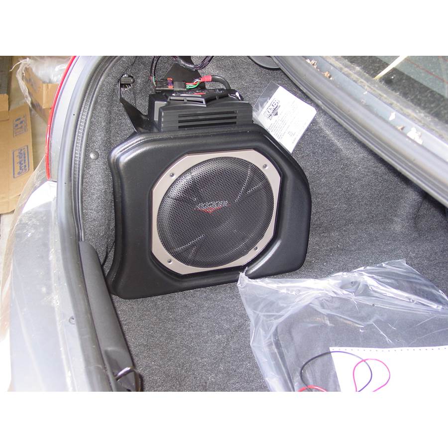 2005 Dodge Neon Factory subwoofer location
