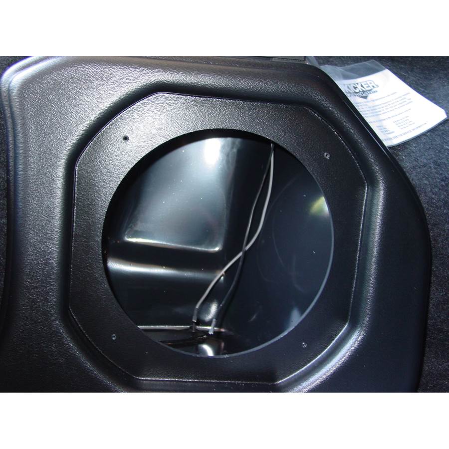 2005 Dodge Neon Factory subwoofer removed