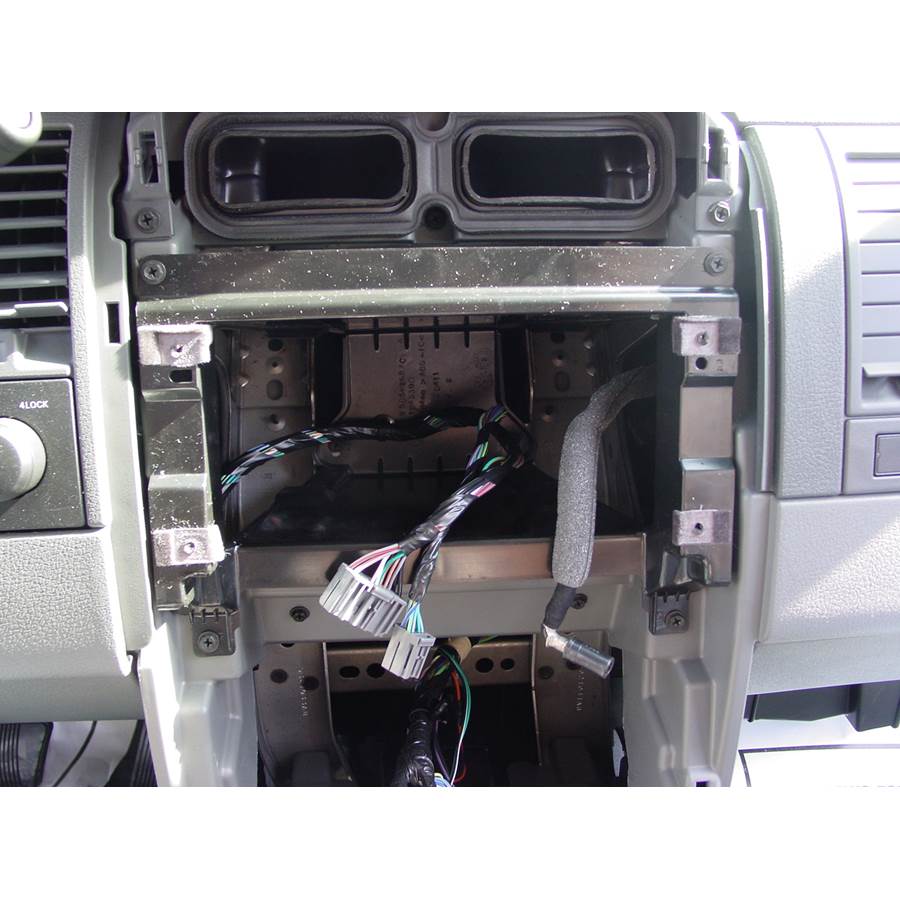 2007 Dodge Durango Factory radio removed
