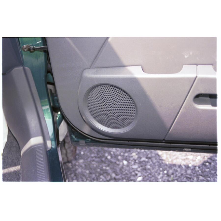 2000 Toyota RAV4 Front door speaker location