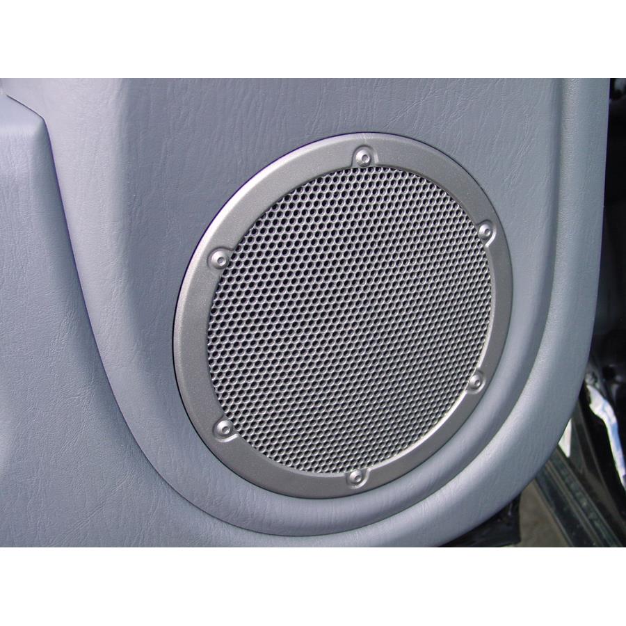 2002 Toyota RAV4 Rear door speaker location