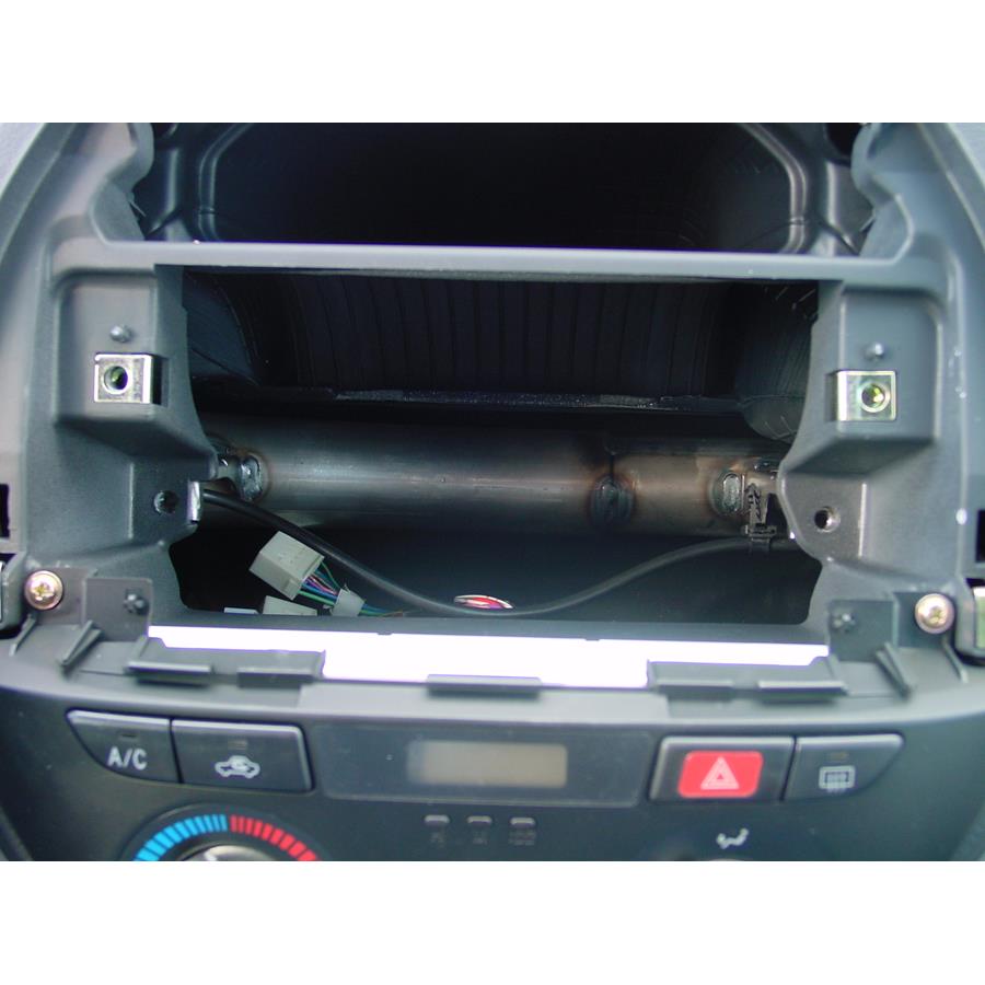 2003 Toyota RAV4 Factory radio removed