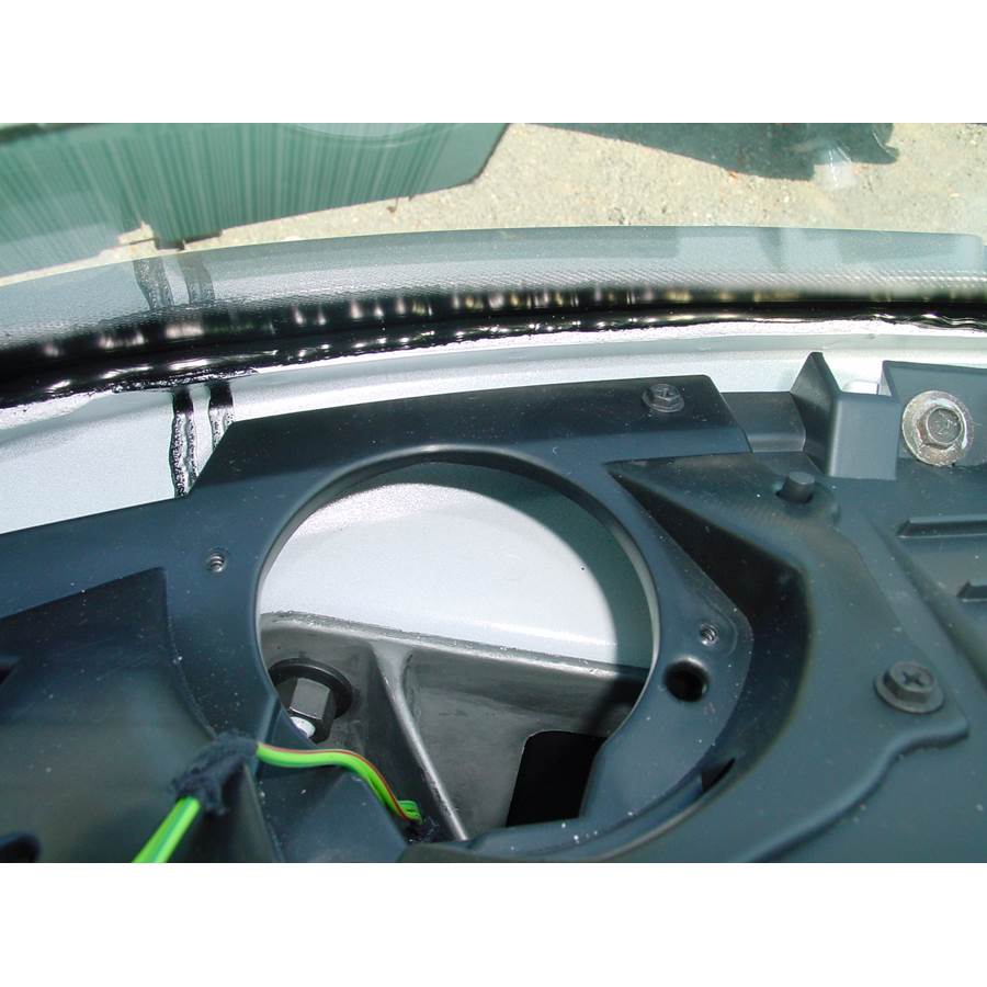 1998 Dodge Ram Dash speaker removed