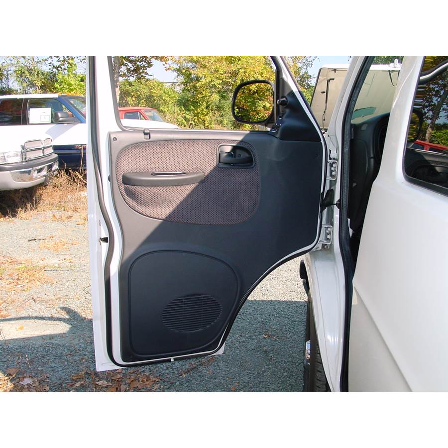 2000 Dodge Ram Front door speaker location