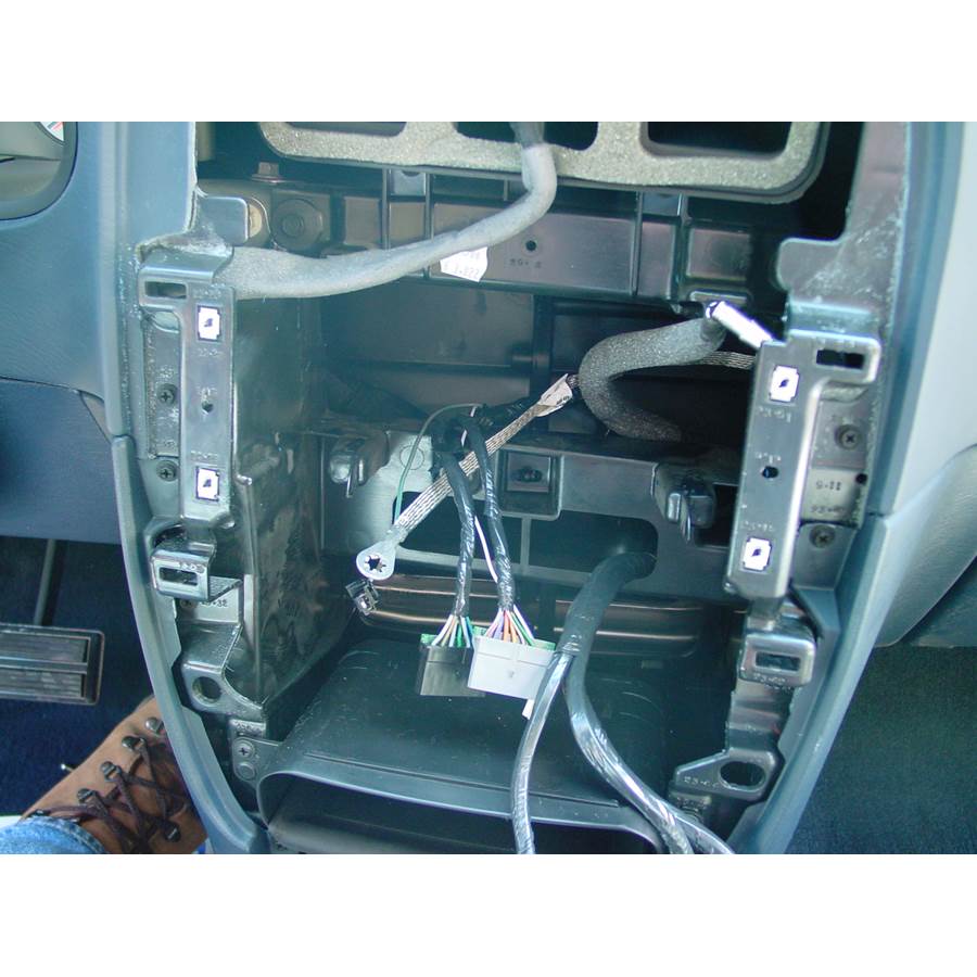 2001 Dodge Grand Caravan Factory radio removed