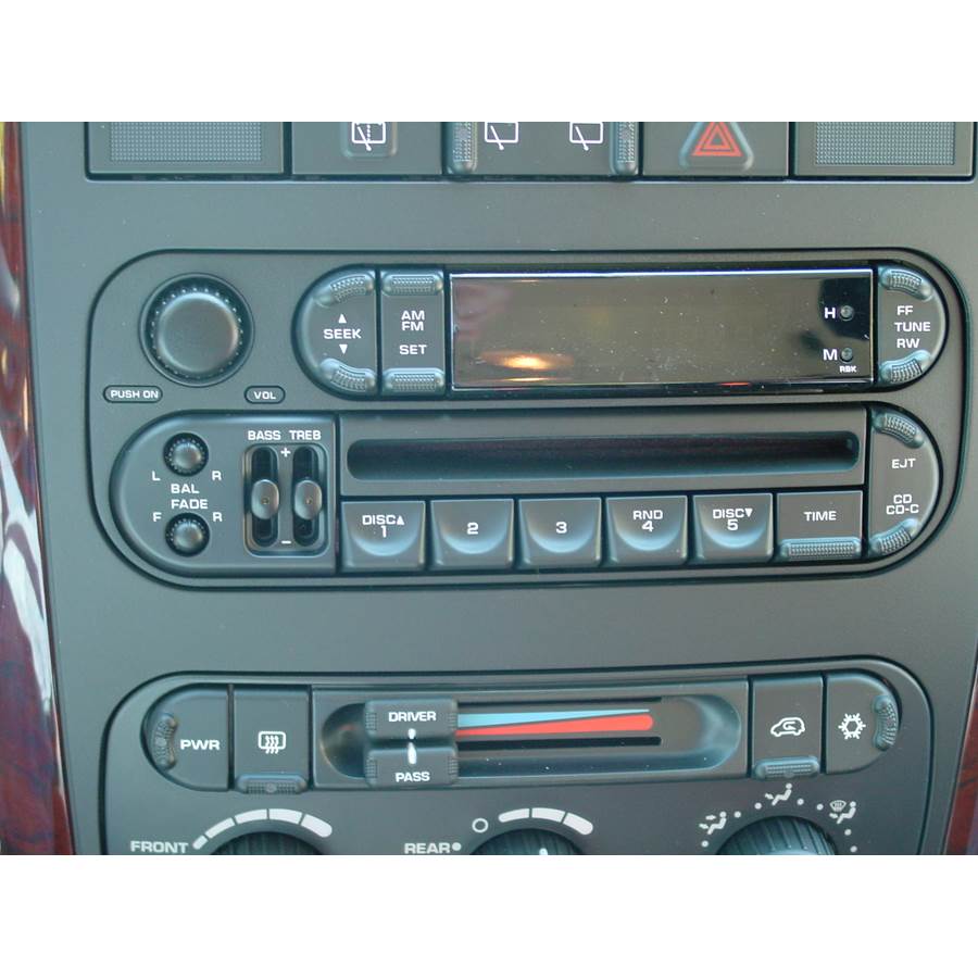 2002 Dodge Caravan Factory Radio