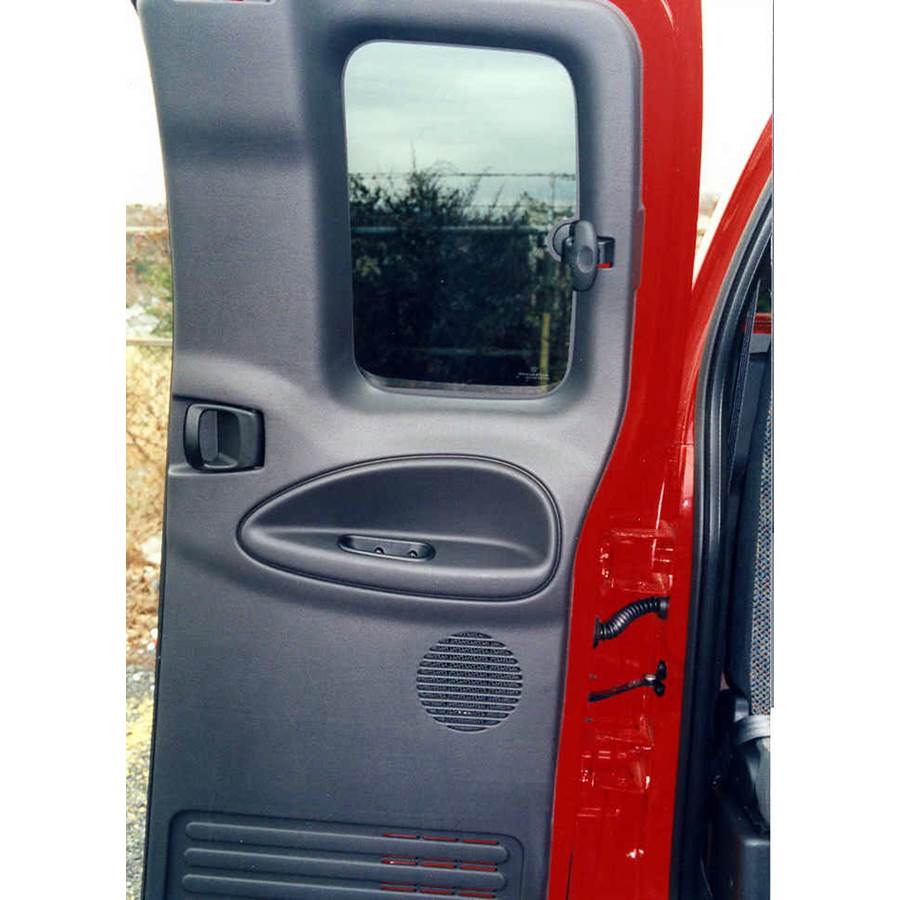 1998 Dodge Ram Rear door speaker location