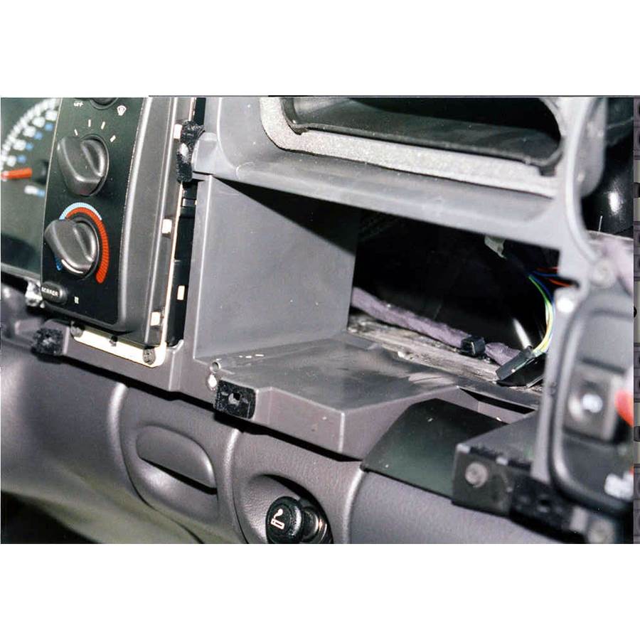 2001 Dodge Ram Factory radio removed