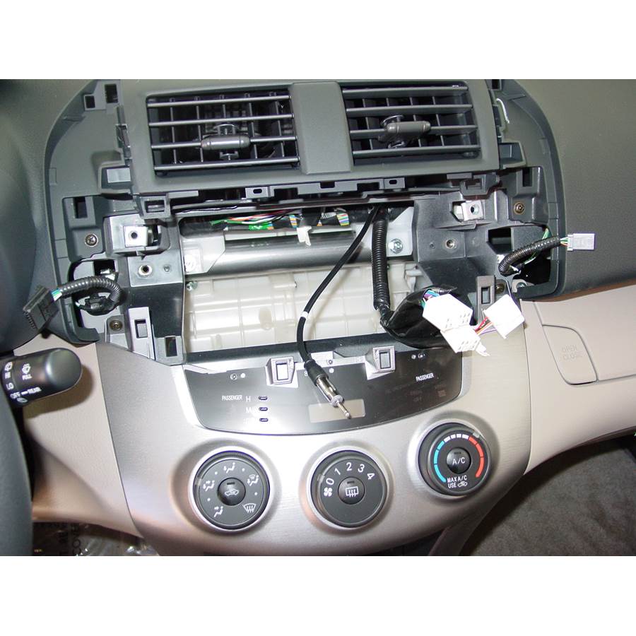 2009 Toyota RAV4 Factory radio removed