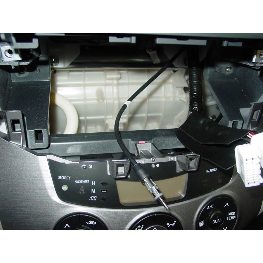 2011 Toyota RAV4 Factory radio removed