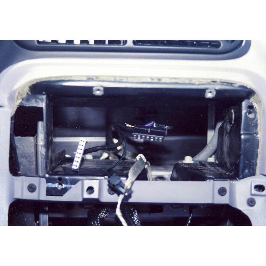 1998 Chrysler Town and Country Factory radio removed