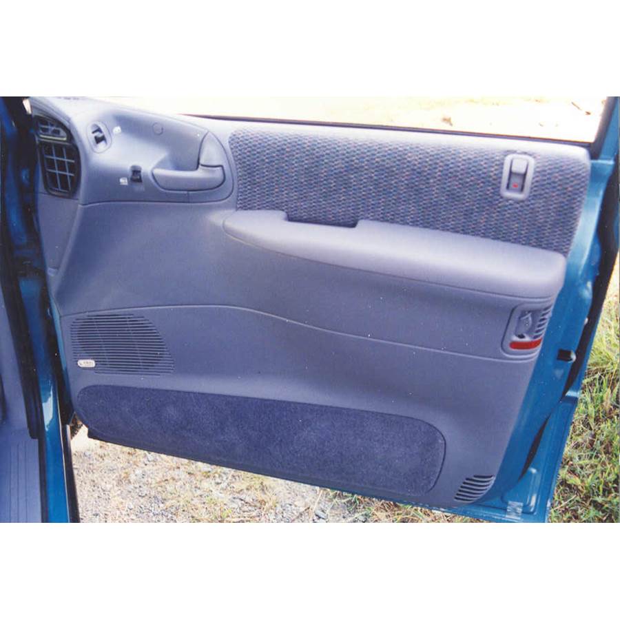 1996 Dodge Caravan Front door speaker location