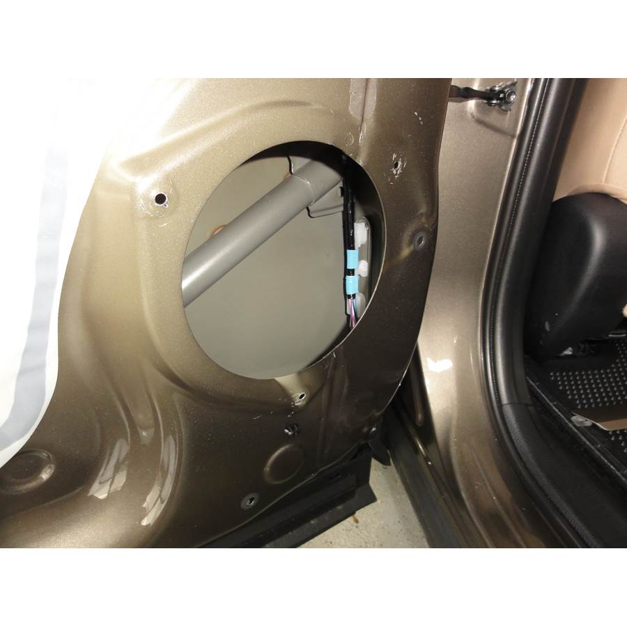 2013 Toyota RAV4 Rear door speaker removed