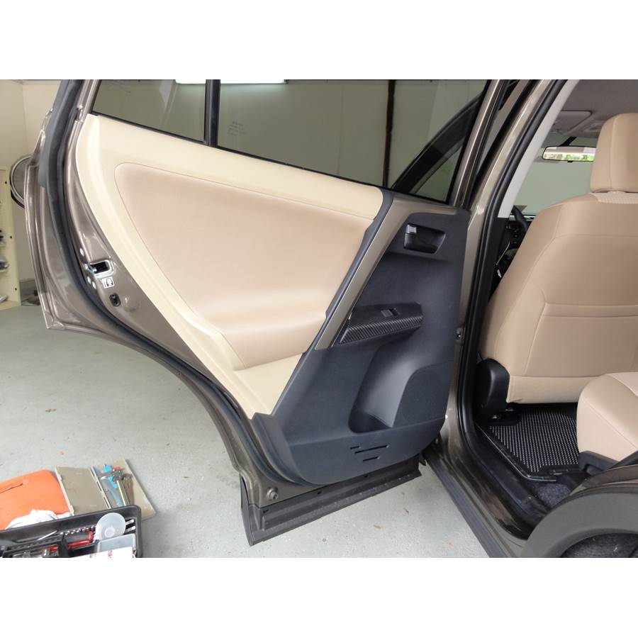 2017 Toyota RAV4 Rear door speaker location