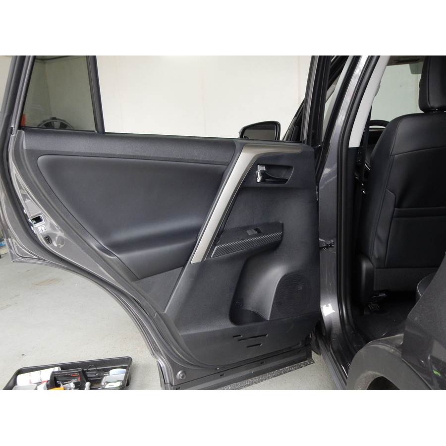 2014 Toyota RAV4 Rear door speaker location