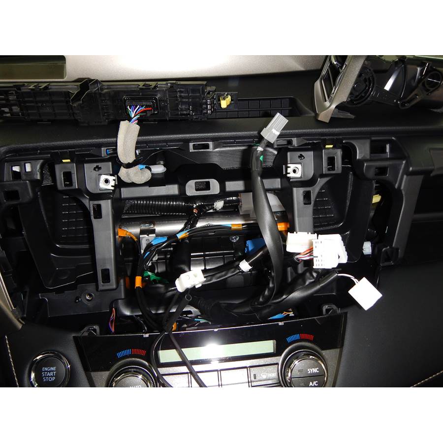 2013 Toyota RAV4 Factory radio removed
