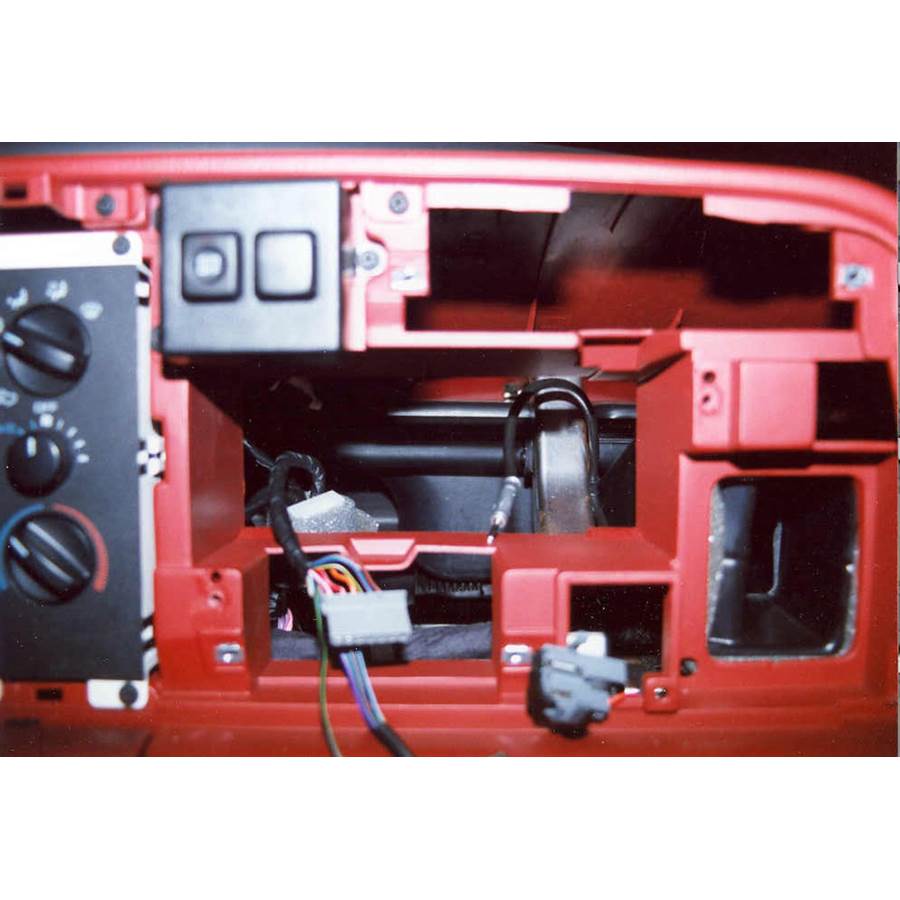 1997 Dodge Ram 1500 Factory radio removed