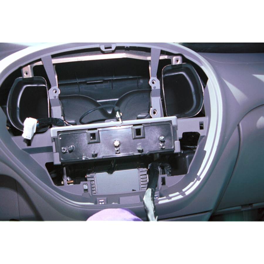 2002 Toyota Tundra Factory radio removed
