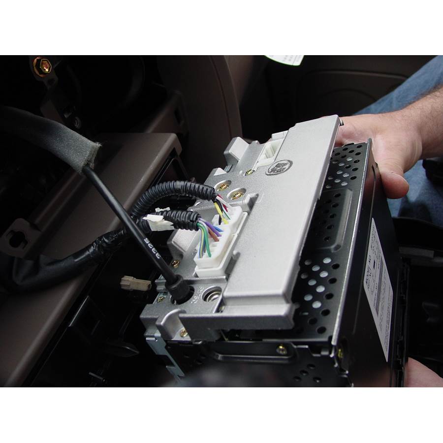 2005 Toyota Tundra Factory radio removed