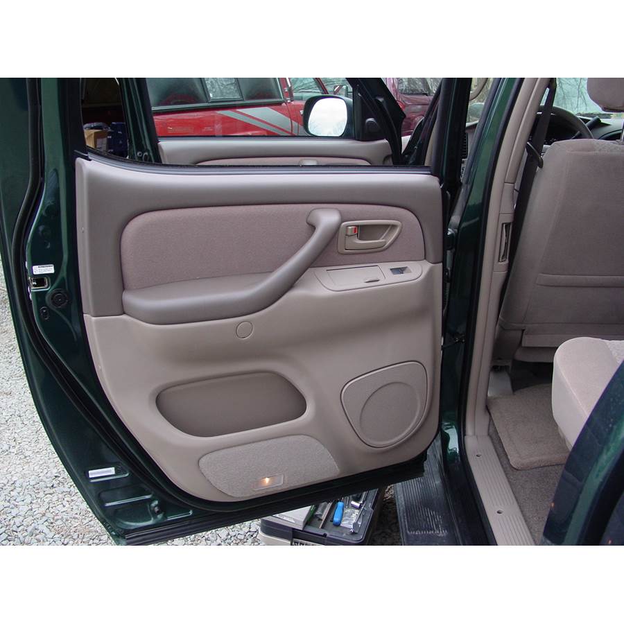2005 Toyota Tundra Rear door speaker location