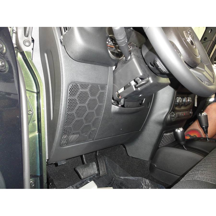 2015 Jeep Wrangler Dash speaker location