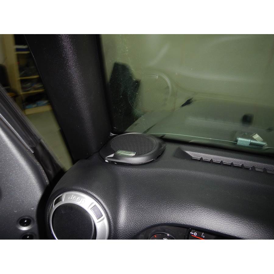 2017 Jeep Wrangler Unlimited Tweeter location